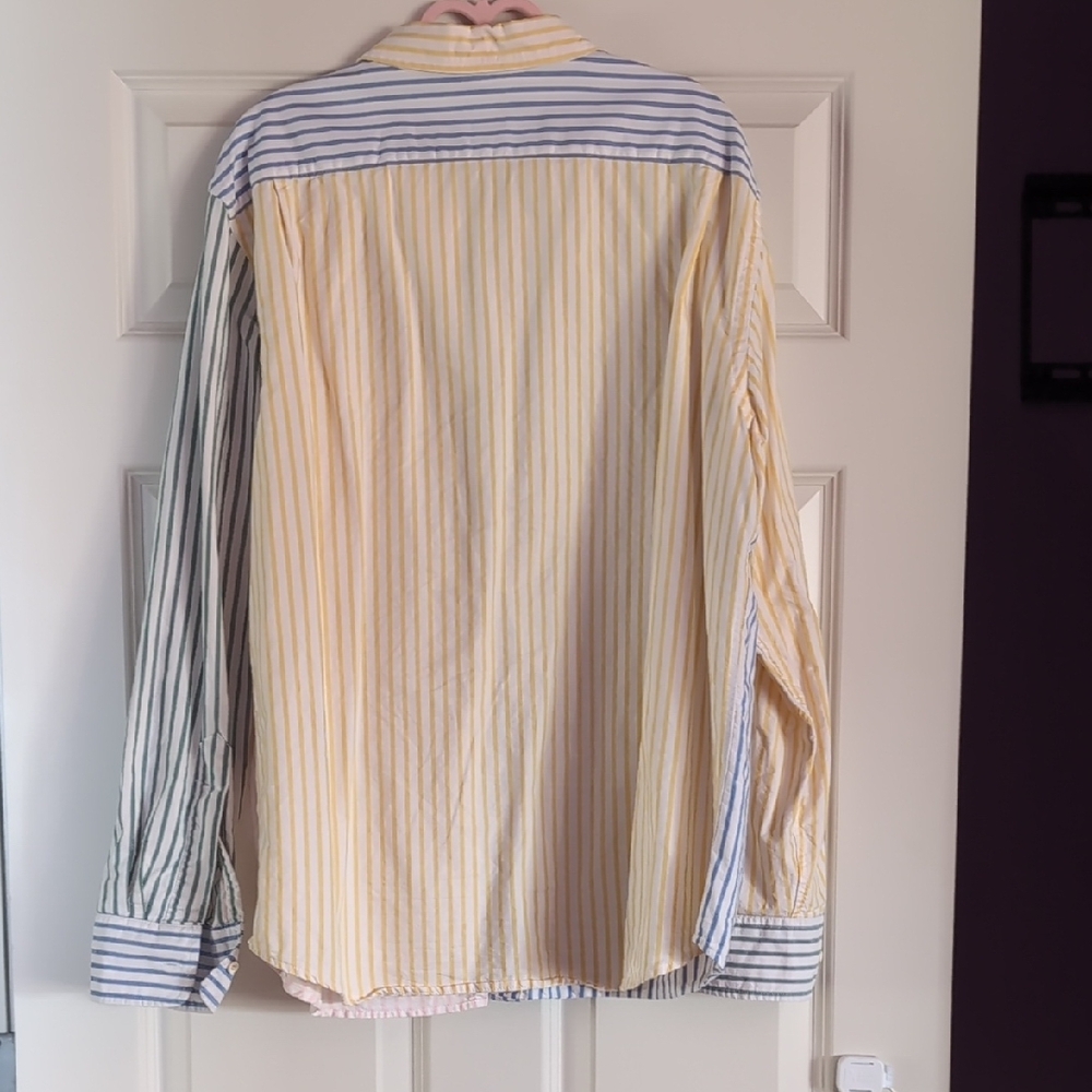 Rowing Blazers Button Down Shirt Blue and Pink - Picture 3 of 3